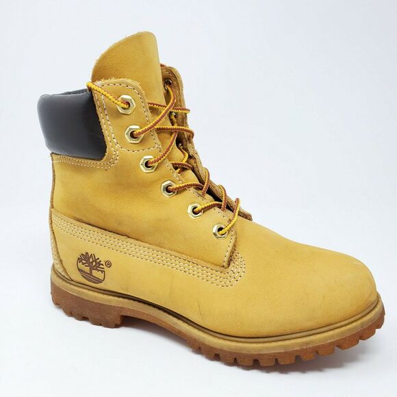 Timberland Linden Woods Combat Leather Boots Waterproof 6M Y2k 90s - Picture 1 of 12